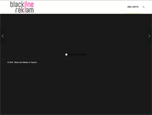 Tablet Screenshot of blacklinereklam.com